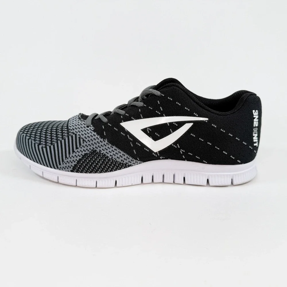 3N2 Umpire Knit Training Shoes Mens 10.5‎ Black Gray Athletic Sneakers